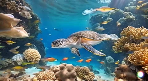 Underwater Odyssey Stock Footage 255622884