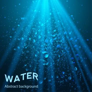 Underwater part background Stock Illustration