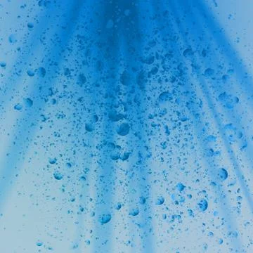 Underwater part background Illustrazione stock