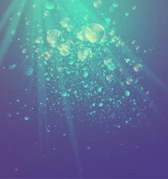 Underwater part background Stock Illustration