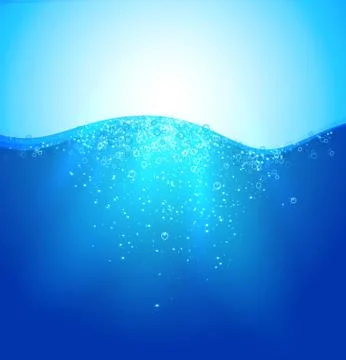 Underwater part background Stock Illustration