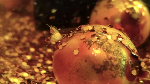 Underwater particles and bubbles, sparkles background footage Stock Footage 165084933