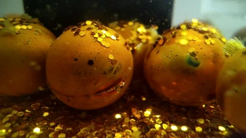 Underwater particles and bubbles, sparkles background footage Stock Footage 165085044