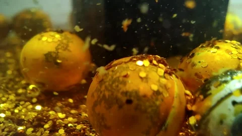 Underwater particles and bubbles, sparkles background footage Stock Footage 165085082