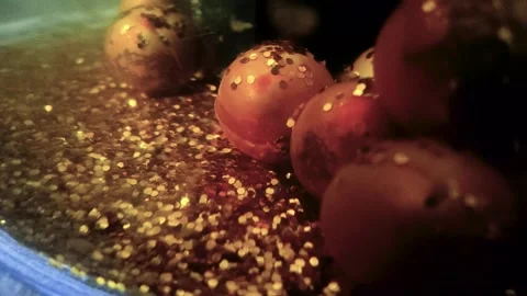 Underwater particles and bubbles, sparkles background footage Stock Footage 165085249