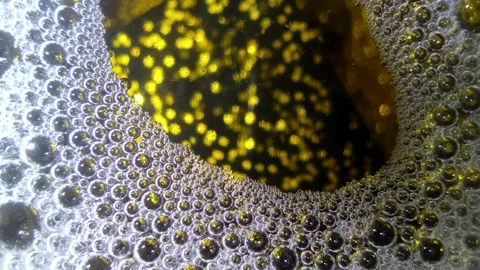 Underwater particles and bubbles, sparkles background footage Stock Footage 165085300