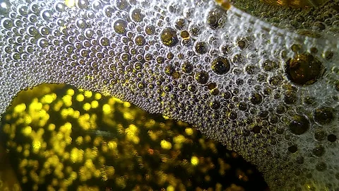 Underwater particles and bubbles, sparkles background footage Stock Footage 165085356