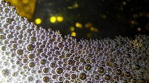 Underwater particles and bubbles, sparkles background footage Video stock 165085376