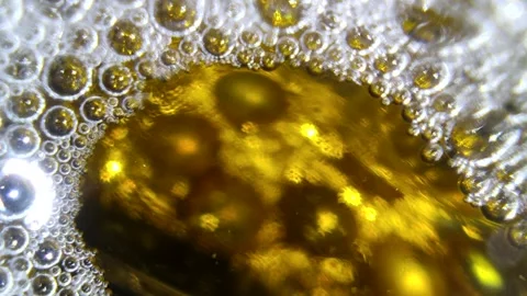 Underwater particles and bubbles, sparkles background footage Stock Footage 165085414