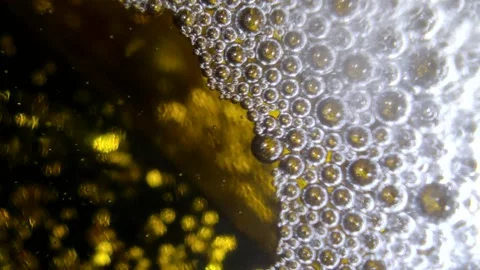 Underwater particles and bubbles, sparkles background footage Stock Footage 165085417