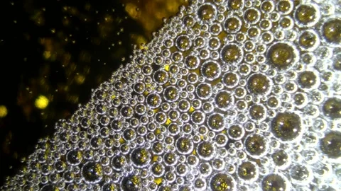 Underwater particles and bubbles, sparkles background footage Stock Footage 165085469