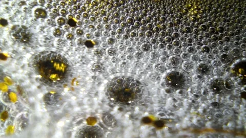 Underwater particles and bubbles, sparkles background footage Video stock 165085544