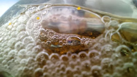 Underwater particles and bubbles, sparkles background footage Stock Footage 165085677