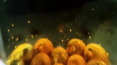 Underwater particles and bubbles, sparkles background footage Stock Footage 165085844