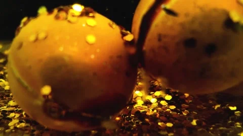 Underwater particles and bubbles, sparkles background footage Stock Footage 165085966