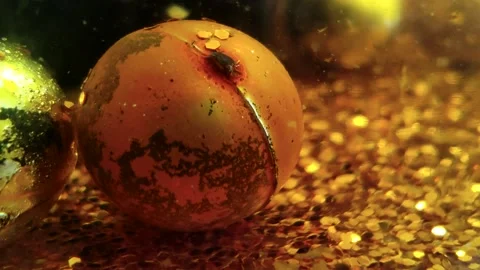 Underwater particles and bubbles, sparkles background footage Stock Footage 165086007