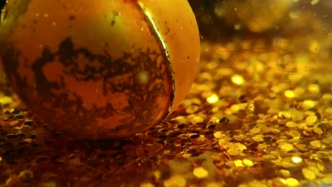 Underwater particles and bubbles, sparkles background footage Stock Footage 165086014
