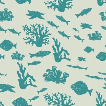 Underwater pattern Stock Illustration