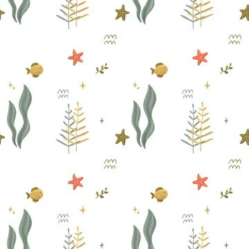 Underwater pattern Stock Illustration