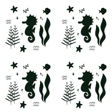 Underwater pattern Stock Illustration