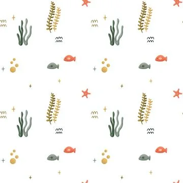 Underwater pattern Stock Illustration