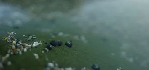 Underwater Pebbles at Beach 스톡 동영상 85817558