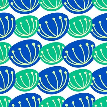 Underwater plant seamless pattern textile print. repeat pattern background de Illustrazione stock