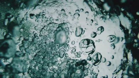 Underwater point of view of bubbles, the... | Stock Video | Pond5
