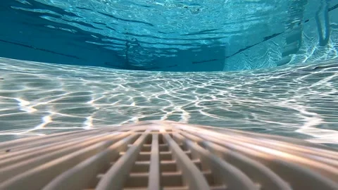 Underwater pool showing drain in Austin, Tx 8/5/2026 Stock Footage 341533564