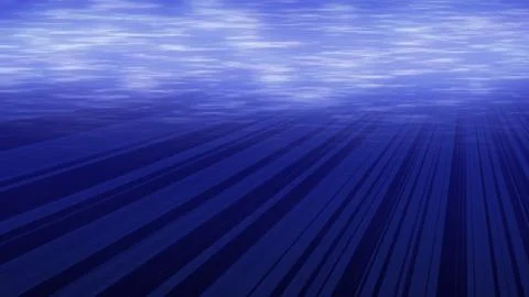 Underwater ray light, sun light Stock Illustration