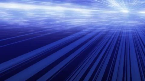 Underwater ray light, sun light Stock Illustration