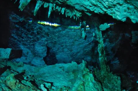Underwater reflections Stock Photos