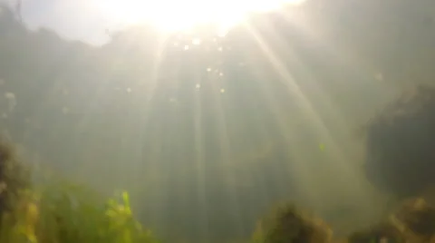 Underwater rippling water Stock Footage 40432207