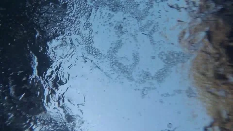 Underwater at the River Stock Footage 142477597