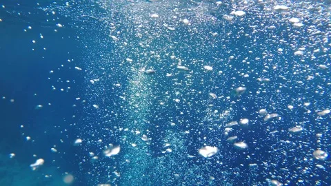 Underwater scene with bubbles Stock Footage 112284659
