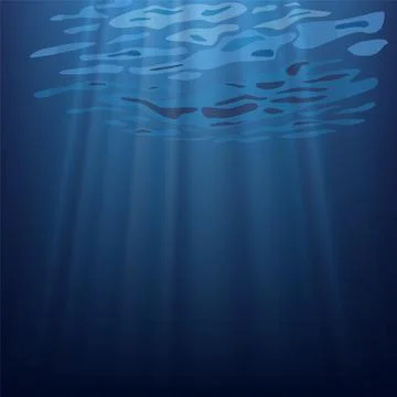 Underwater Scene Stock Illustration