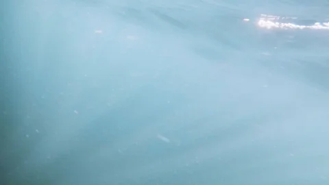 Underwater Scene - Under The Water Surface - Slow Motion 4k Stock Footage 129441450