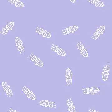 Underwater scooter line seamless pattern sign Illustrazione stock