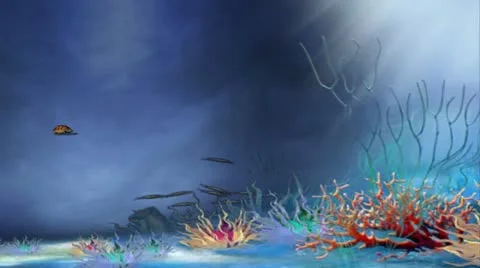 Underwater Serenity Stock Footage 11039018