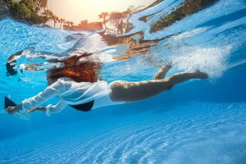 Underwater shoot Stock Photos