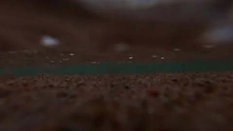 Underwater shooting on the beach Video stock 282370850