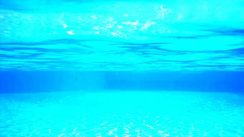 Underwater shooting in the pool Stock-Footage 94032400