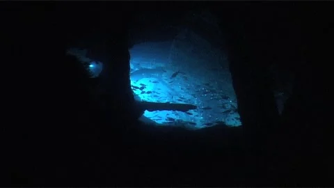 Underwater Shot Of Shipwreck Stock Footage 285017521