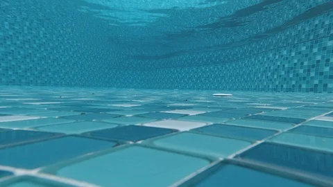 Underwater shot of swimming pool Video stock 121106601