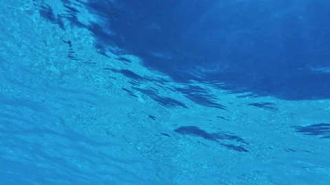 Underwater Shot of Swimming Pool Looking Up Stock Footage 328266481
