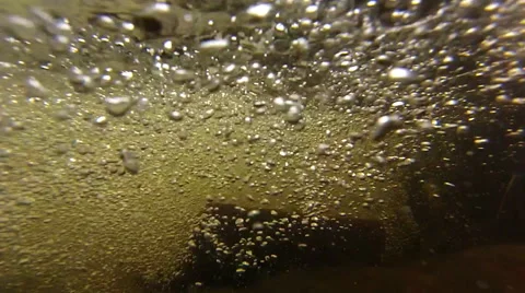 Underwater in a stream Stock Footage 47489477