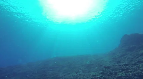Underwater Sun Stock Footage 39423888