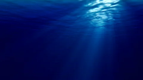 Underwater Sun Rays Stock Footage 829100