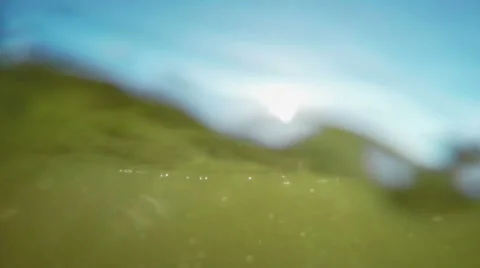 Underwater sunbeams Stock Footage 55271764
