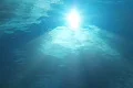 Underwater Sunlight HS 07 Loop Slow Motion x7 Footage